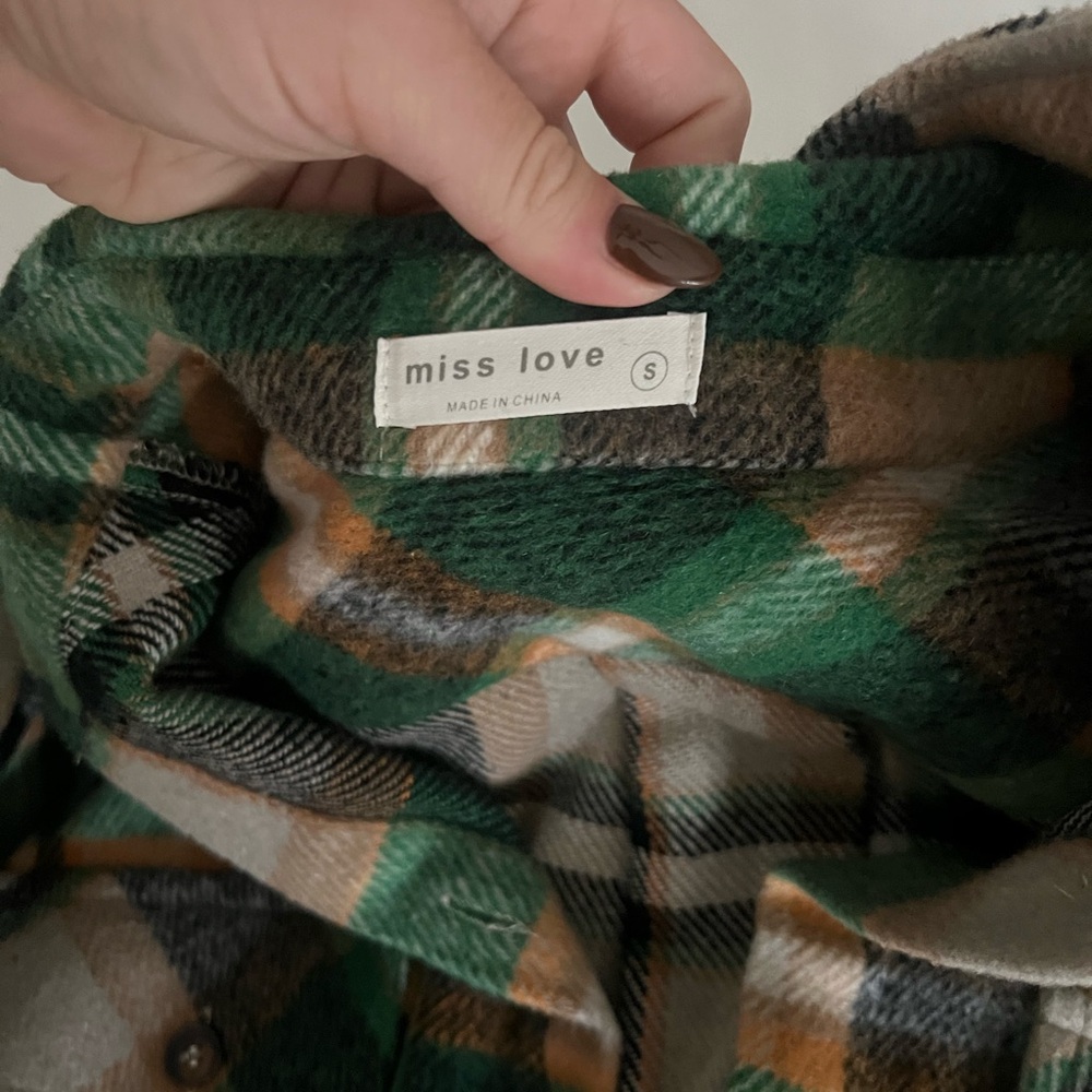 Cropped flannel - Picture 3 of 4